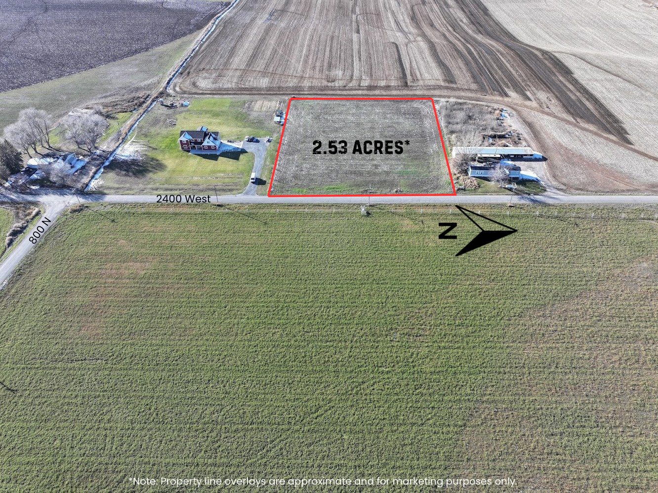 Property Line Overlay — Preston, ID