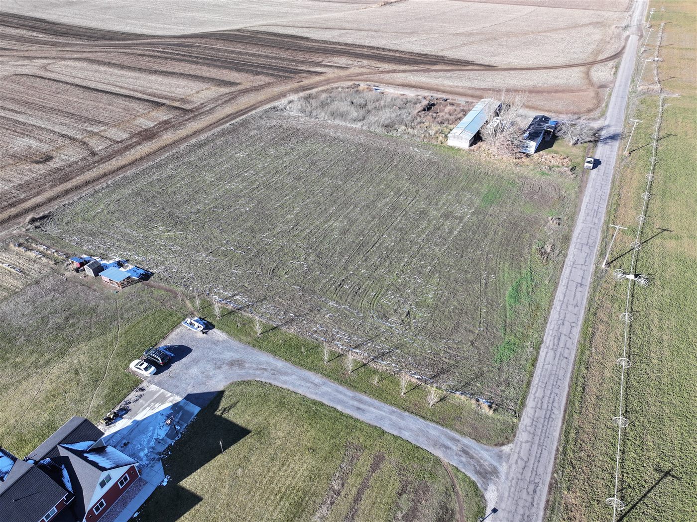 Rural Property Aerial — Preston, ID